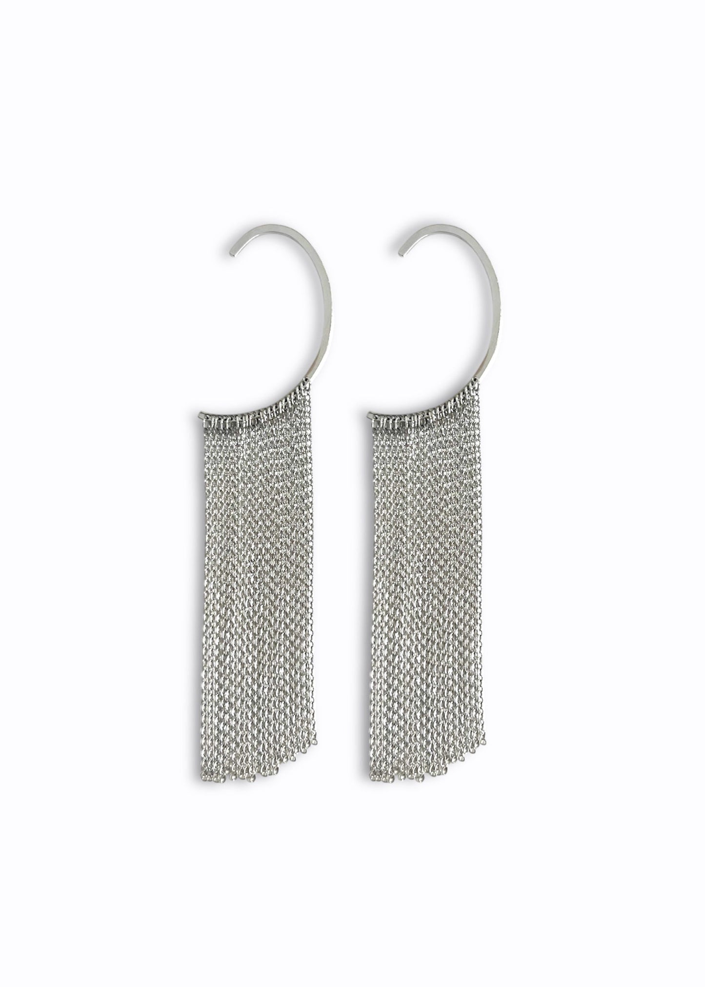 Pendientes Earcuff Cascada Silver