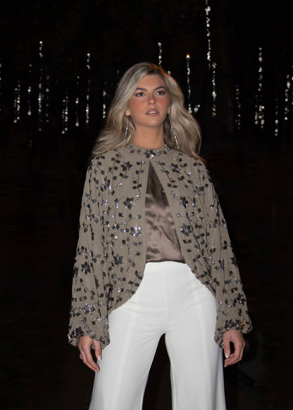 Capa Sage Bomber Oversize